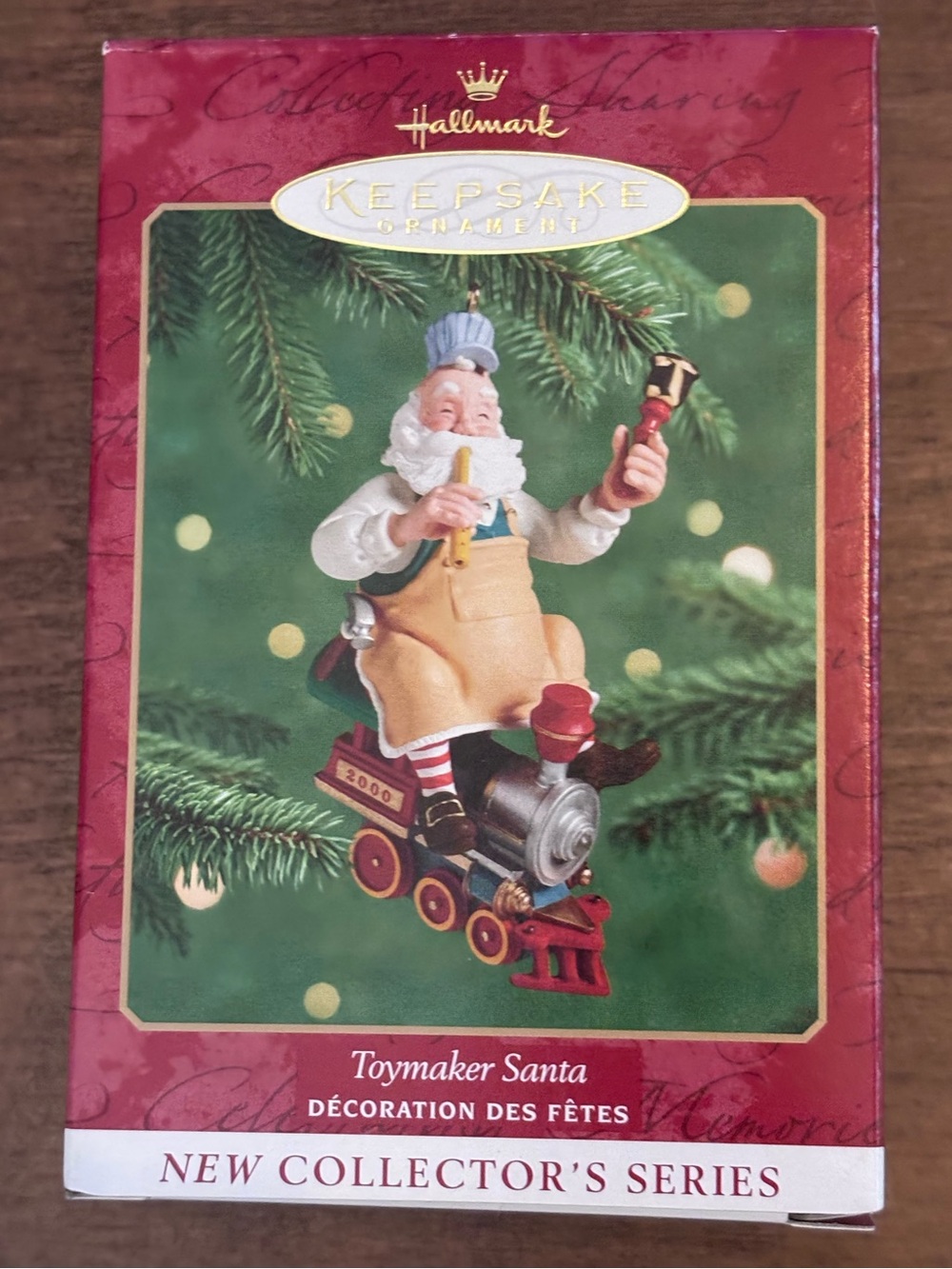 Hallmark Keepsake Toymaker Santa Ornament, 2000 Vintage